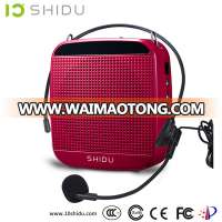 SHIDU Wholesales Portable Loudspeaker with Waistband and Microphone