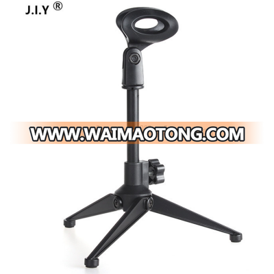 J.I.Y  China enping manufacturer microphone stand flexible table stand microphone holder desktop stand